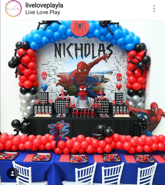 Spider-Man Balloon Decoration