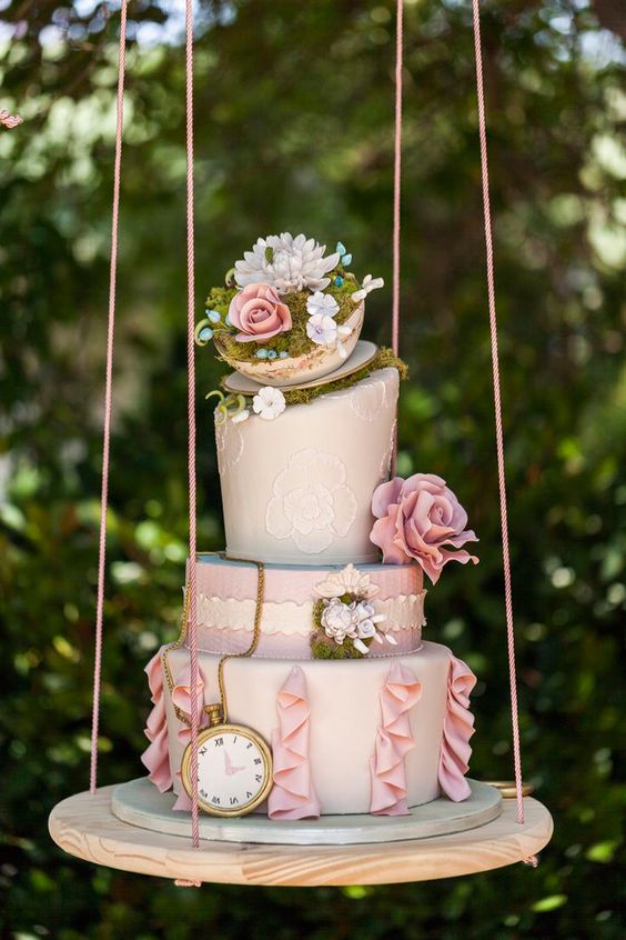 suspended cake