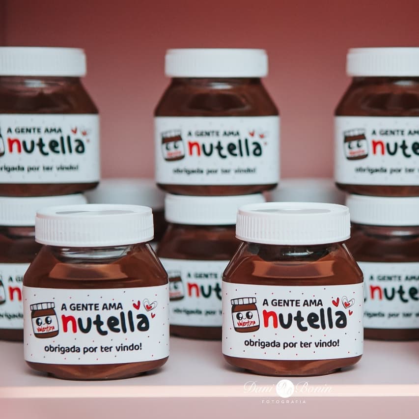souvenirs for nutella party