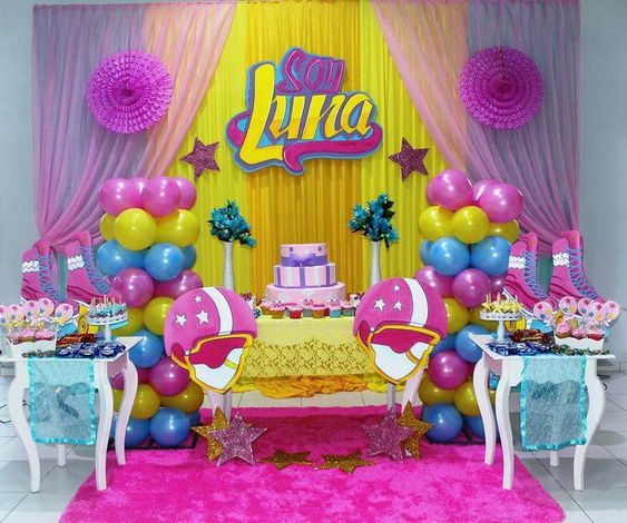 Party decoration for 5 year old girl