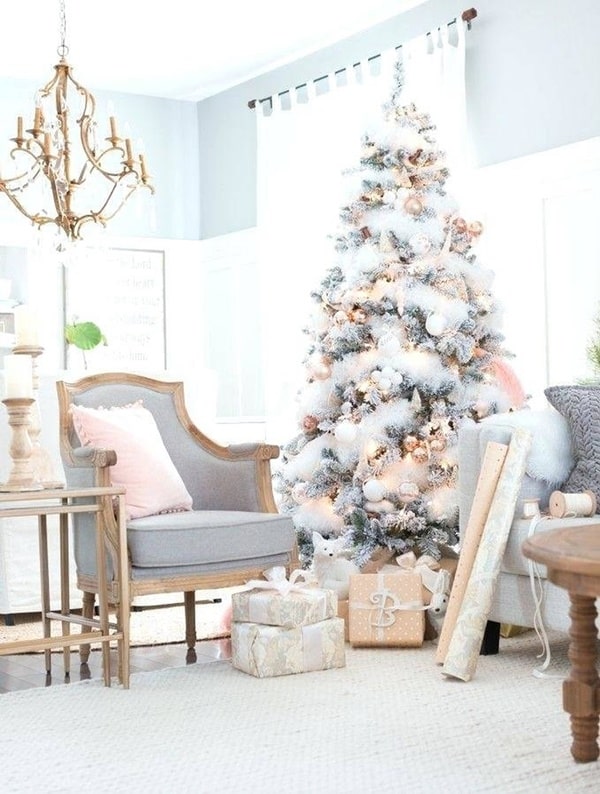 White Christmas decoration