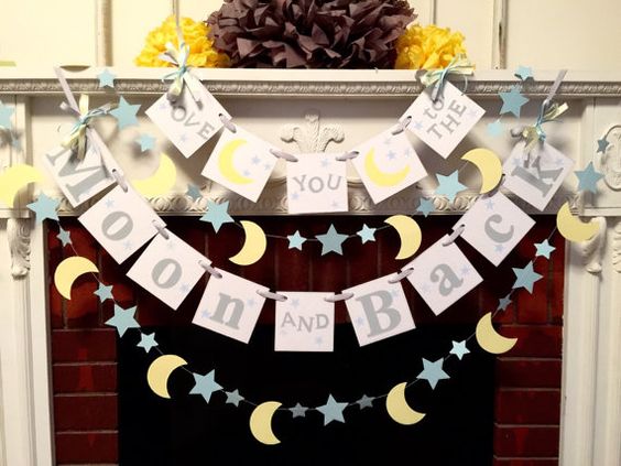 Ideas for a Baby Shower with a theme of stars and moons