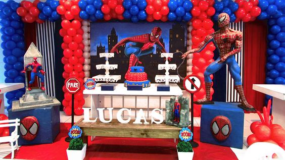 Spider-Man Balloon Decoration