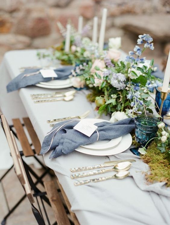 party decoration with lavender blue 2019