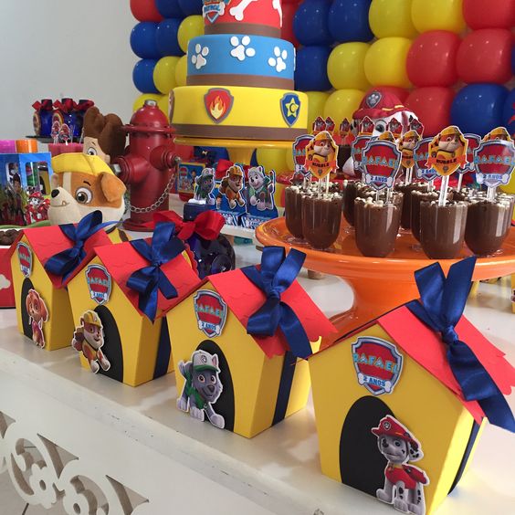 colors for candy bar by paw patrol
