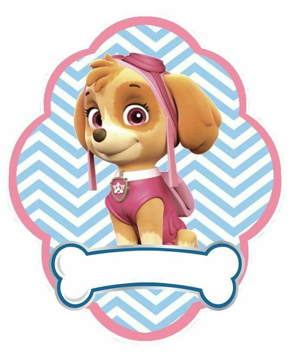Paw Patrol labels for printing