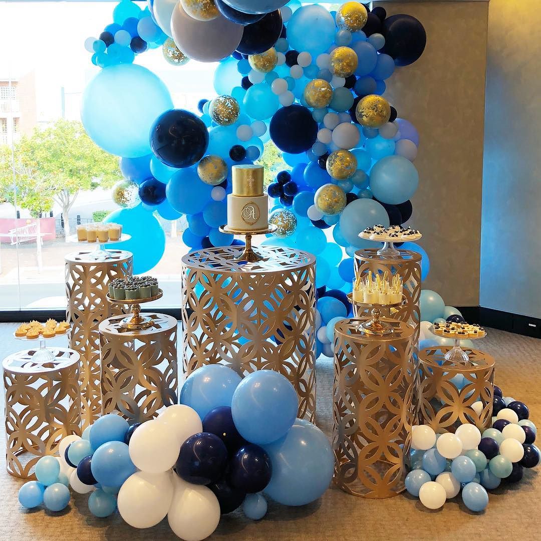 party decoration in cobalt blue (5)