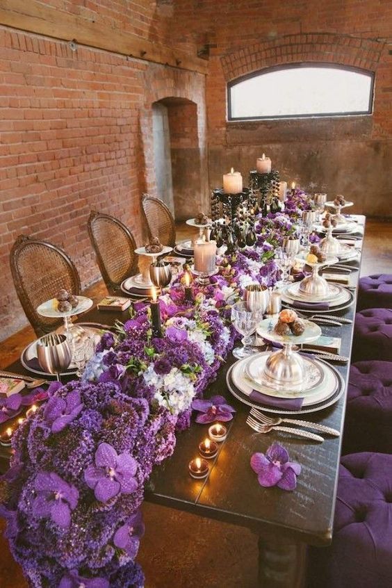 parties decorated in violet (2)