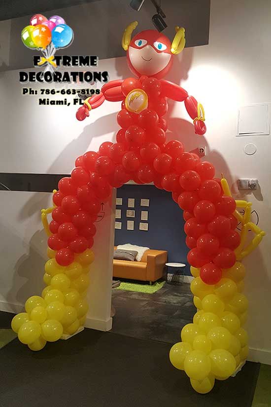 Flash decoration for children's party