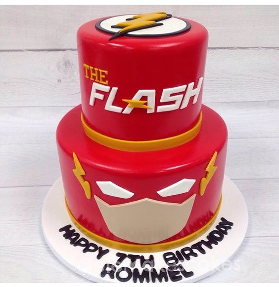 Cake designs with flash theme