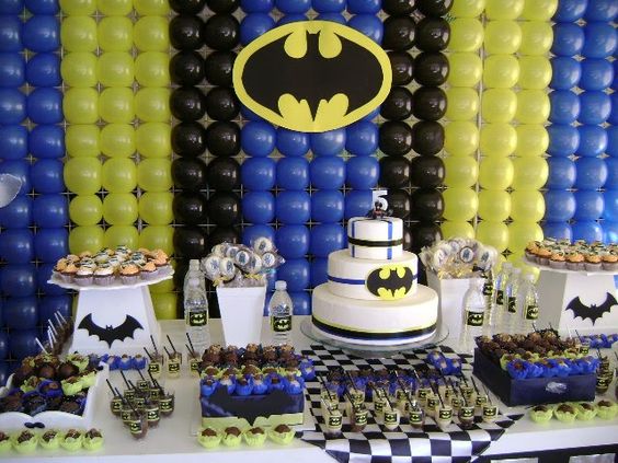 Batman dessert table