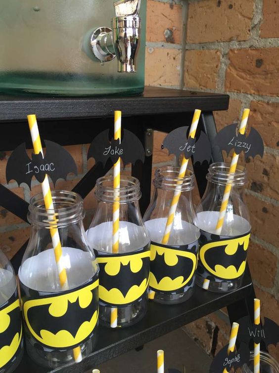 Personalized details for batman party