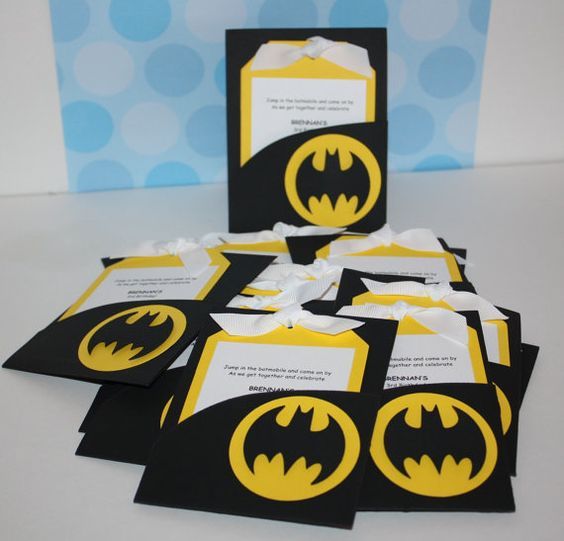 Batman Invitations