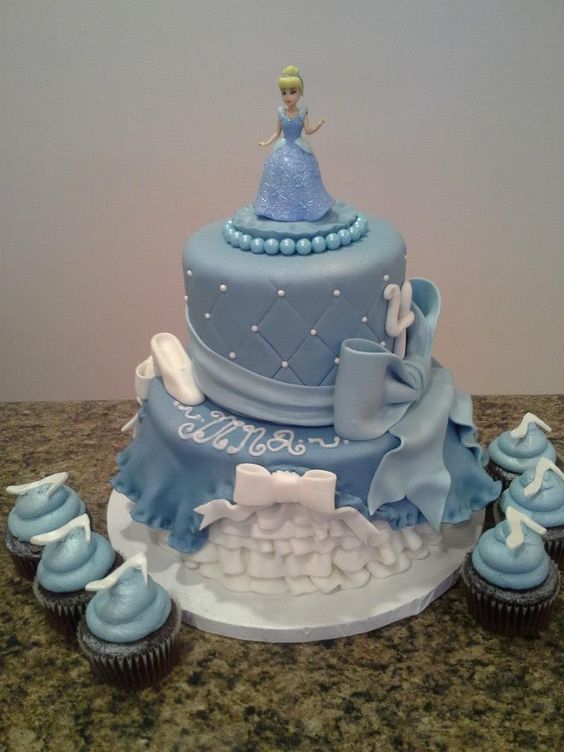 Cinderella birthday cake (4)