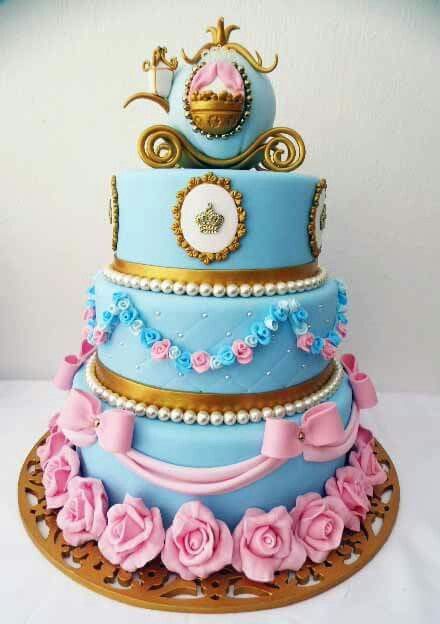 Cinderella fondant cake (3)