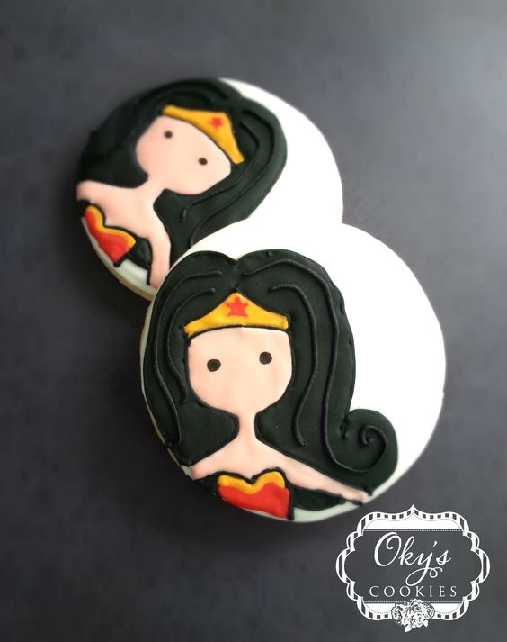 Sandwiches for Wonder Woman's party