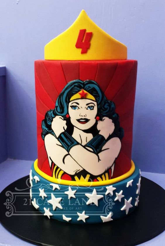 Wonder Woman Cake Designs