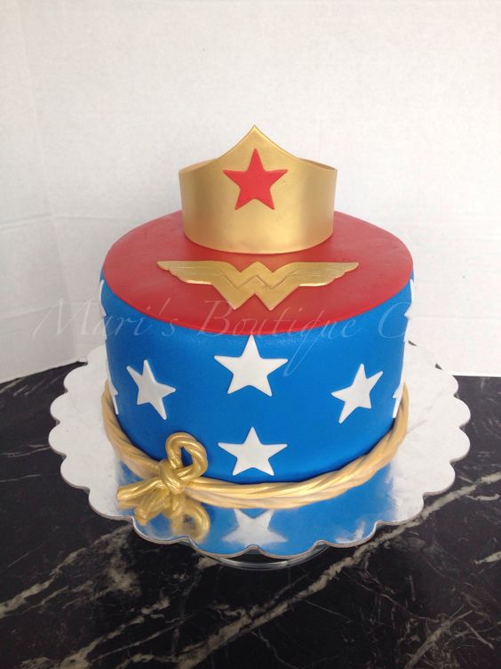 Wonder Woman Cake Designs