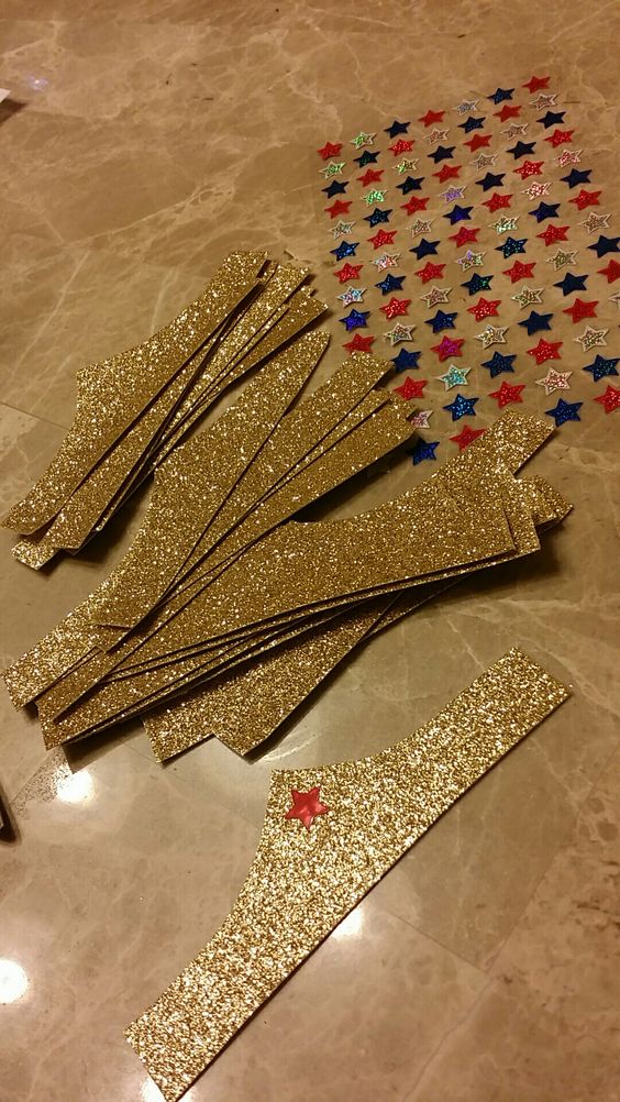 Personalized details for Wonder Woman Theme Party