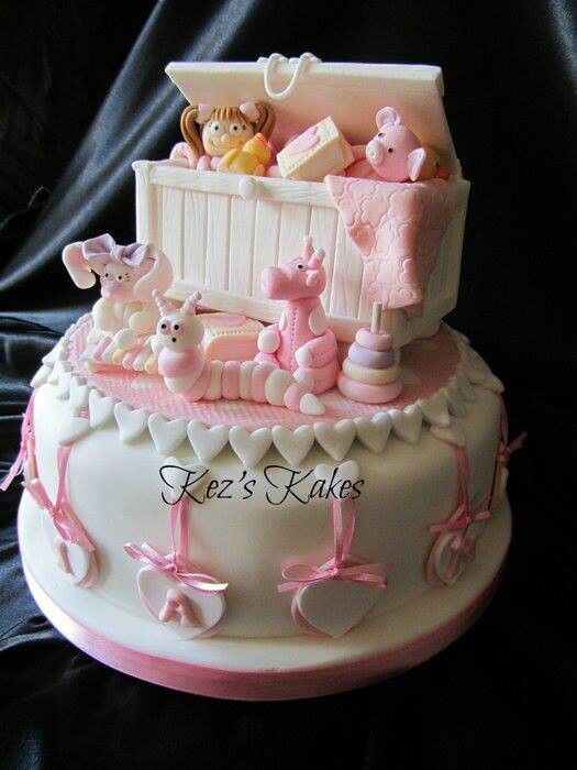 Baby shower cakes for girls