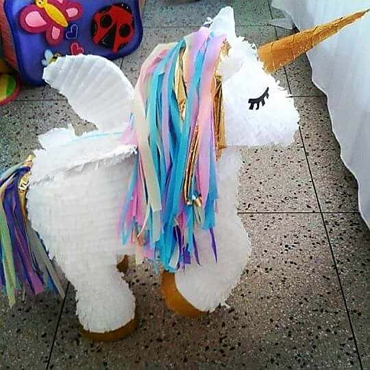 Piñatas for unicorn party
