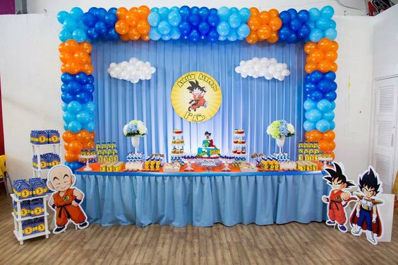 Decoration of main table of goku