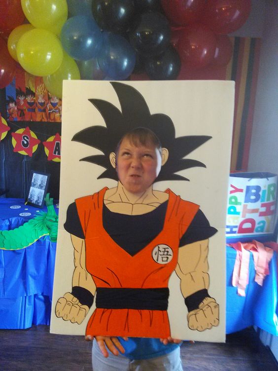 Personalized details for goku children's parties
