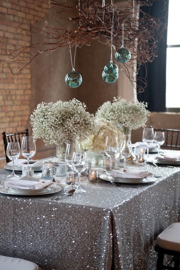 Ideas to decorate Christmas tables