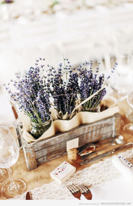 centerpieces for rustic first communion