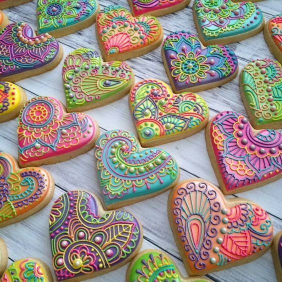 Ideas to decorate handcrafted cookies for women's parties