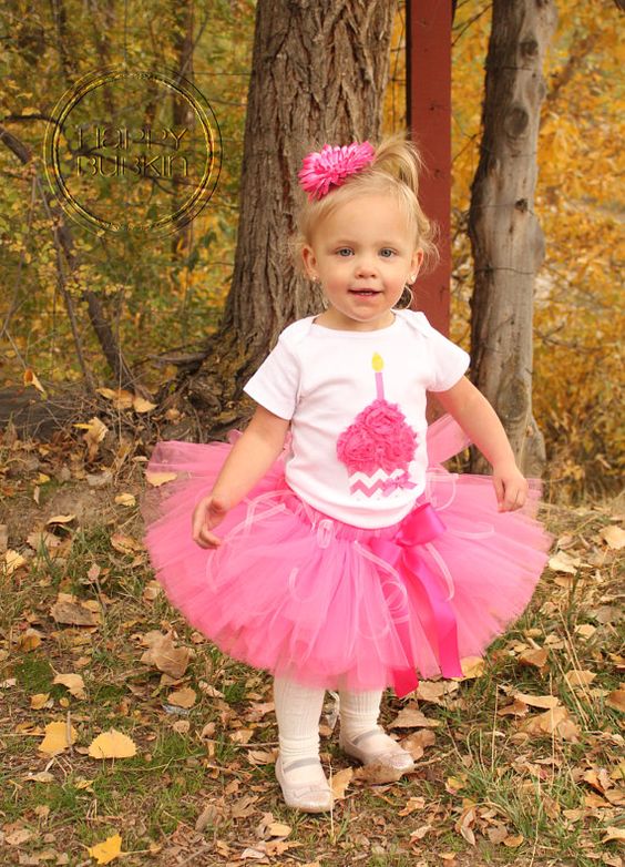 Tutus for cupcake theme parties in pink