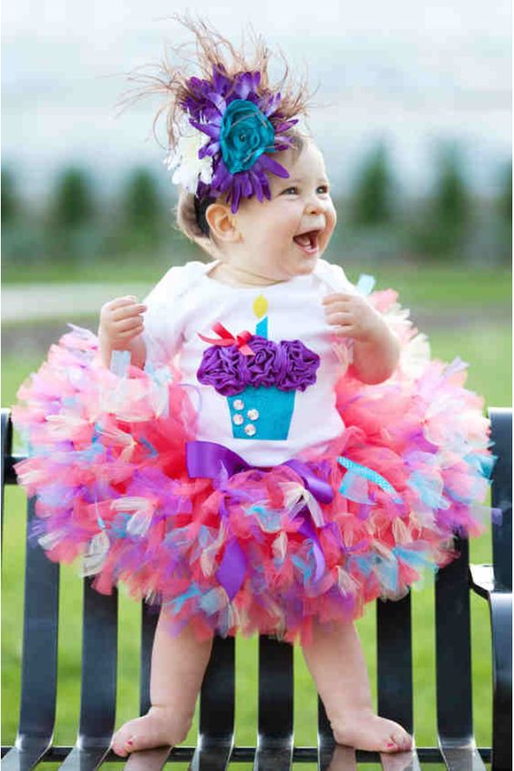 Tutus for colored cupcakes theme parties