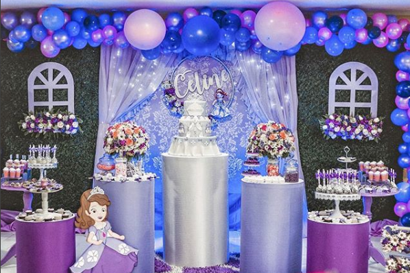 Ideas to decorate a princess sofia party