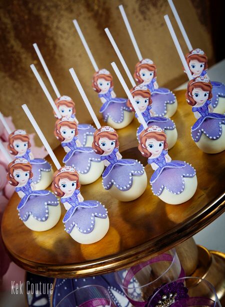 Desserts for Princess Sofia's party