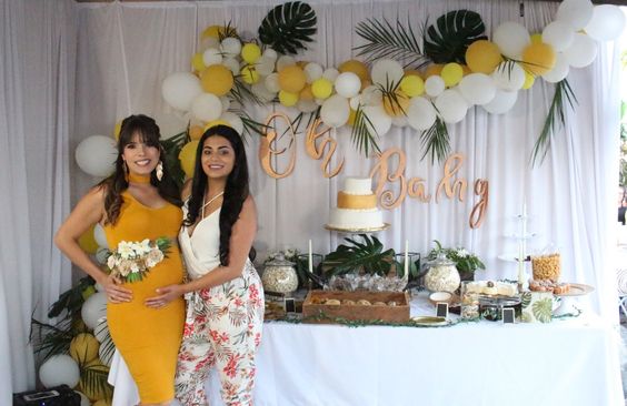 Tropical baby shower