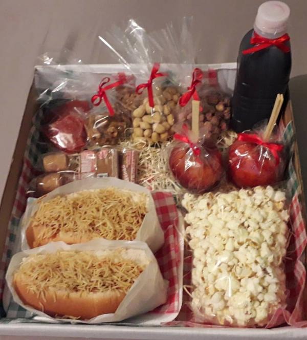 How to make Festa Junina in the box to sell - Caixa para Festa Junina na caixa