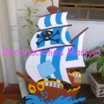 Party decorations by Jake and the pirates