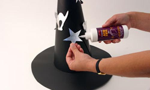 Como fazer chapéu de bruxa - How to decorate chapéu de bruxa