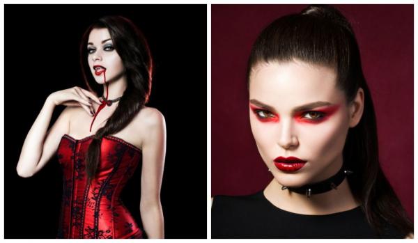 Como fazer uma fantasia de vampira - Fantasia de vampira luxo