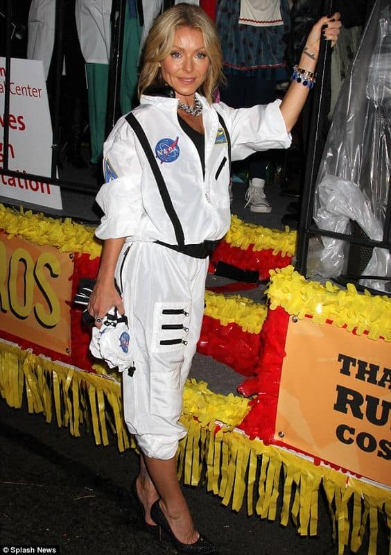 female costume with astronaut jumpsuit