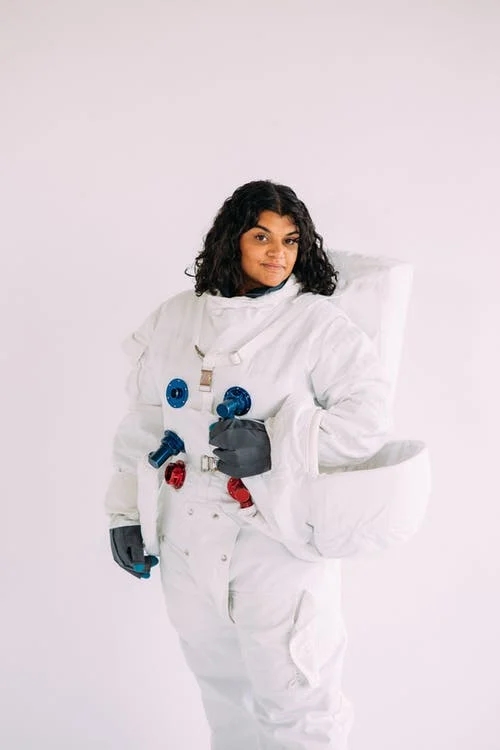 astronaut costume for a woman