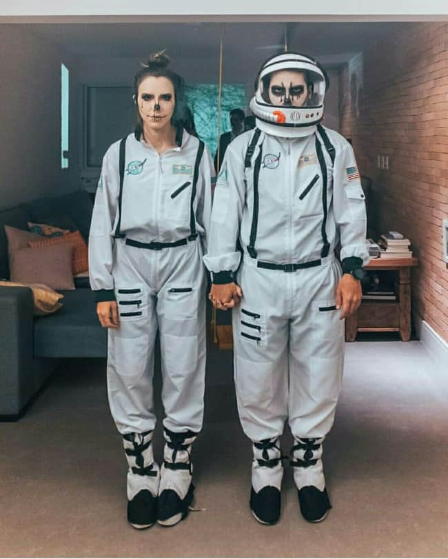 couple astronaut halloween costume