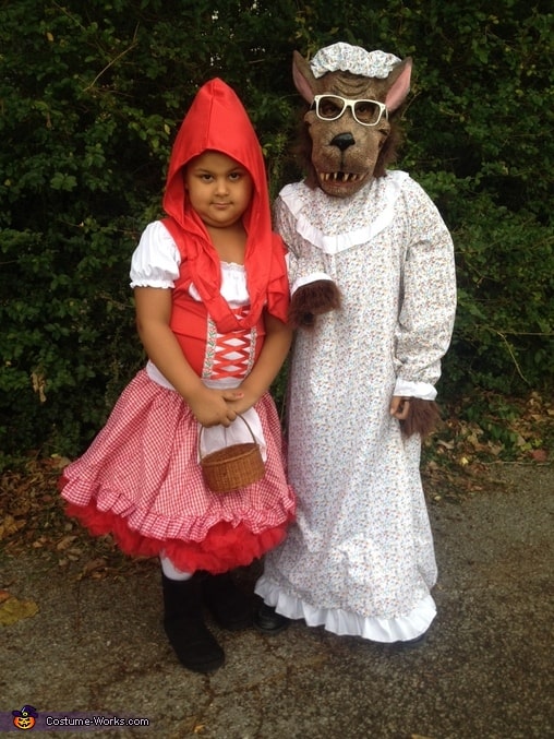 big wolf and little red riding hood costume