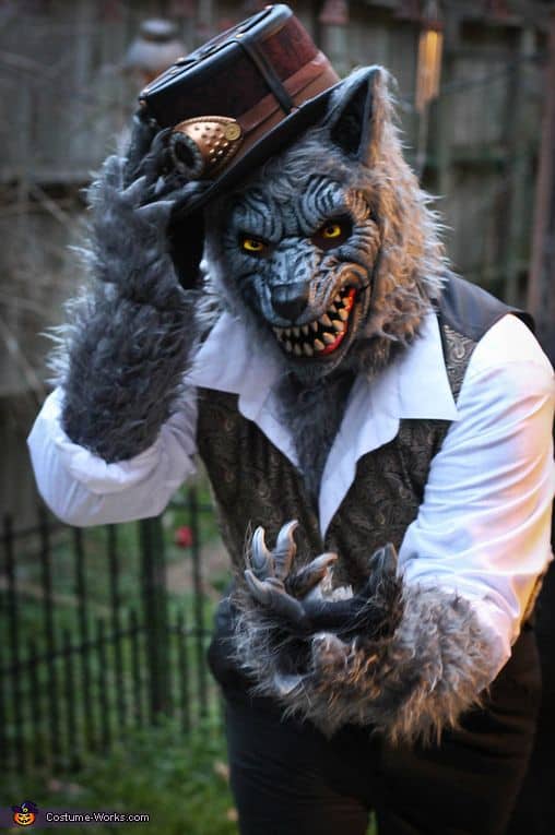 realistic big wolf costume