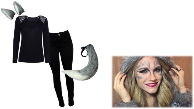 how to make wolf costume