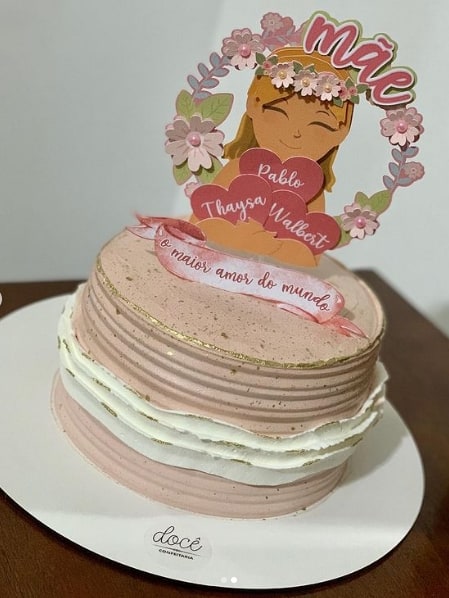 personalized mother's day cake topper