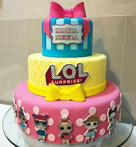 colorful cake LOL