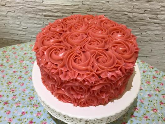 Cake theme party flowers