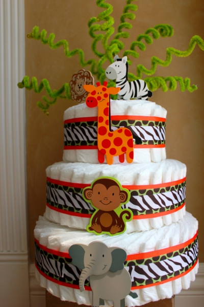 Safari Diaper Cake