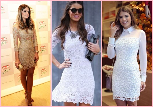 Lace party dress: Models to be inspired
